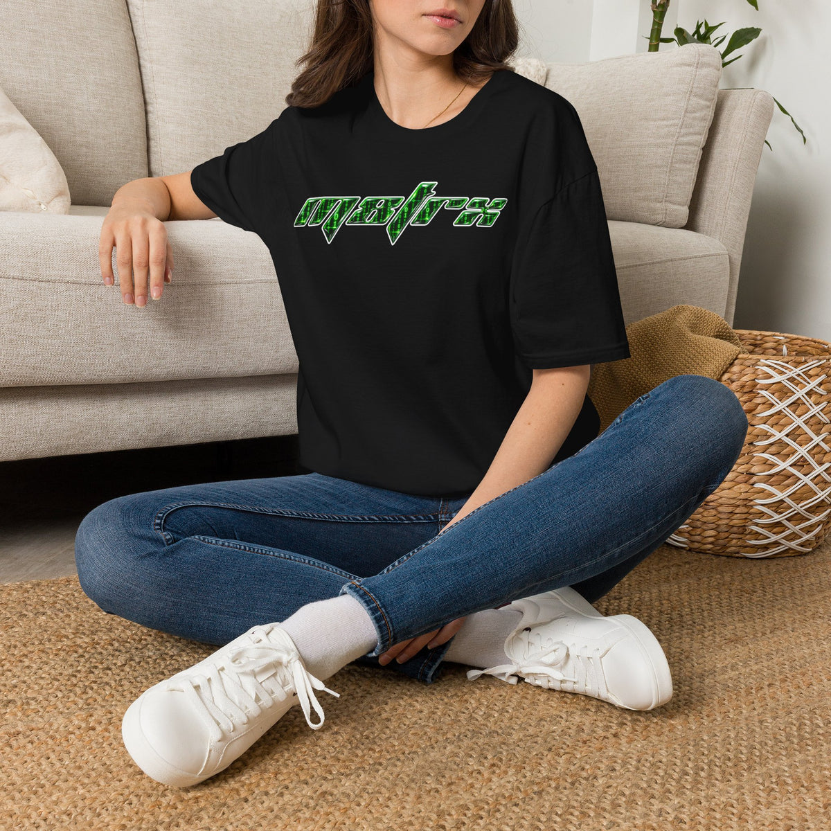 M8TRX GREEN BINARY LOGO ON FRONT, MORPHEUS ON BACK [EXCLUSIVE]