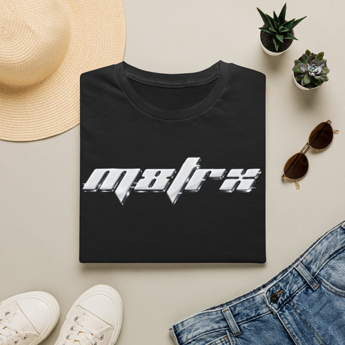 M8TRX WHITE LOGO BLACK TEE